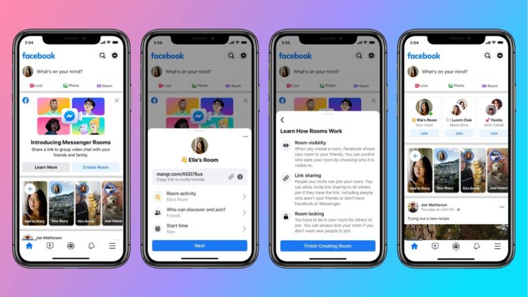 Facebook представив Messenger Rooms – послугу для відеодзвінків
