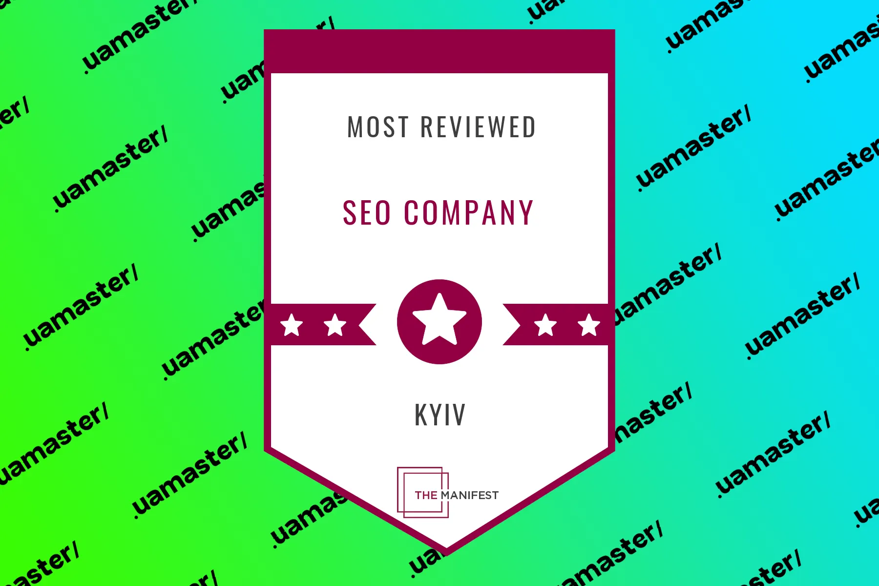 The Manifest Crowns UAMASTER as one of the Most Reviewed SEO Agencies in Kyiv