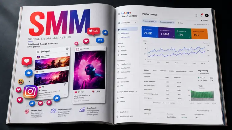 Google Search Console для SMM: як аналізувати видимість Instagram, TikTok і YouTube у пошуку